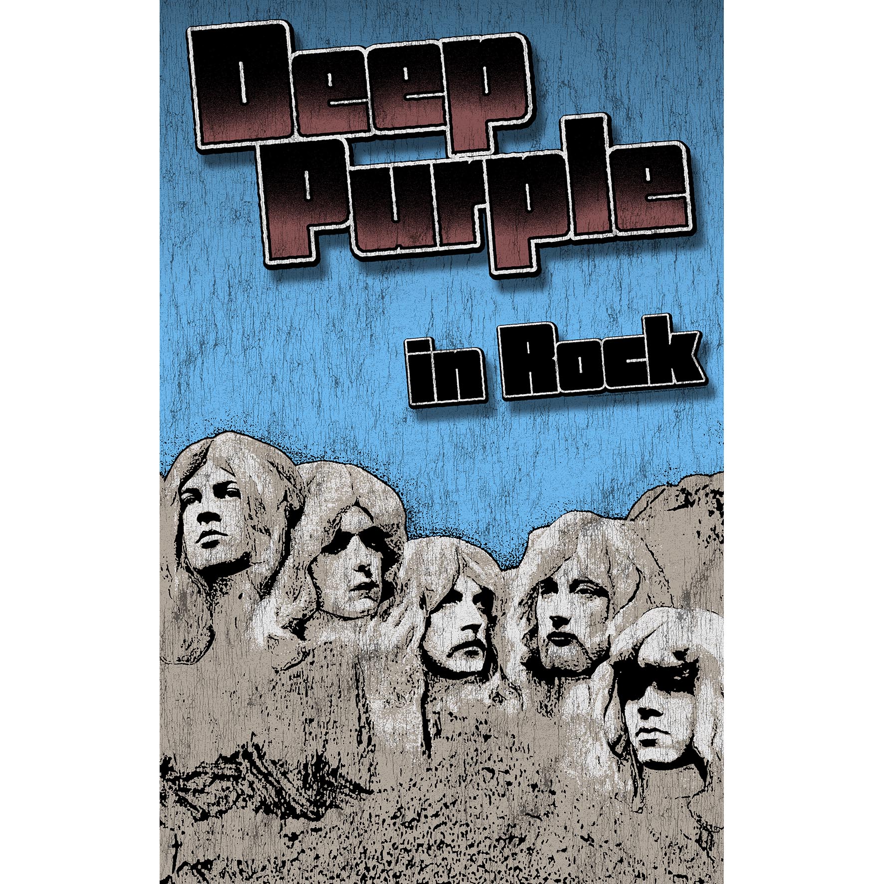DEEP PURPLE  TEXTILE POSTER -  IN ROCK