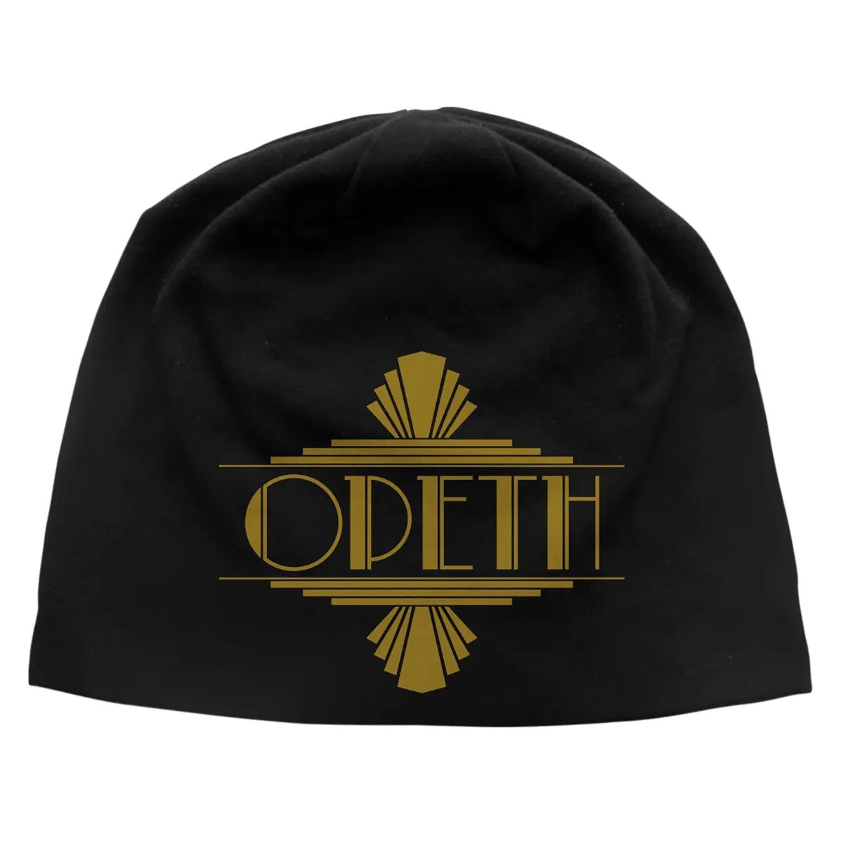 Opeth Unisex Beanie Hat: Art Deco Logo