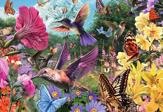 Hummingbird & Butterflies, 200 Bitar XL Ravensburger