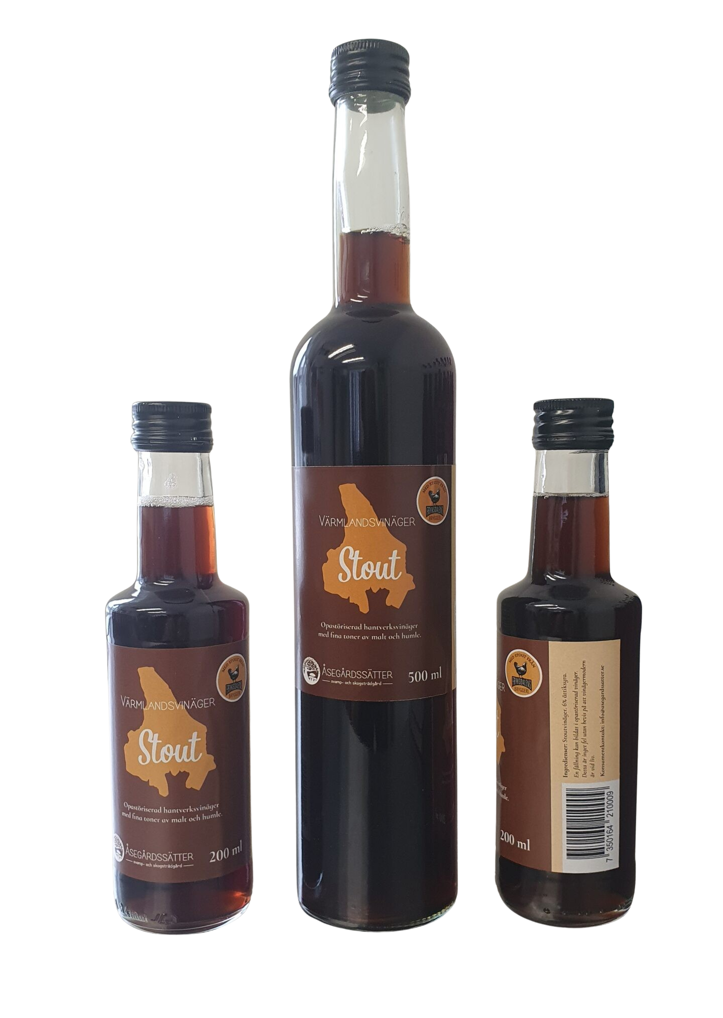 Vinäger - Stout, 200 ml x 12 st  från Värmlandsvinäger