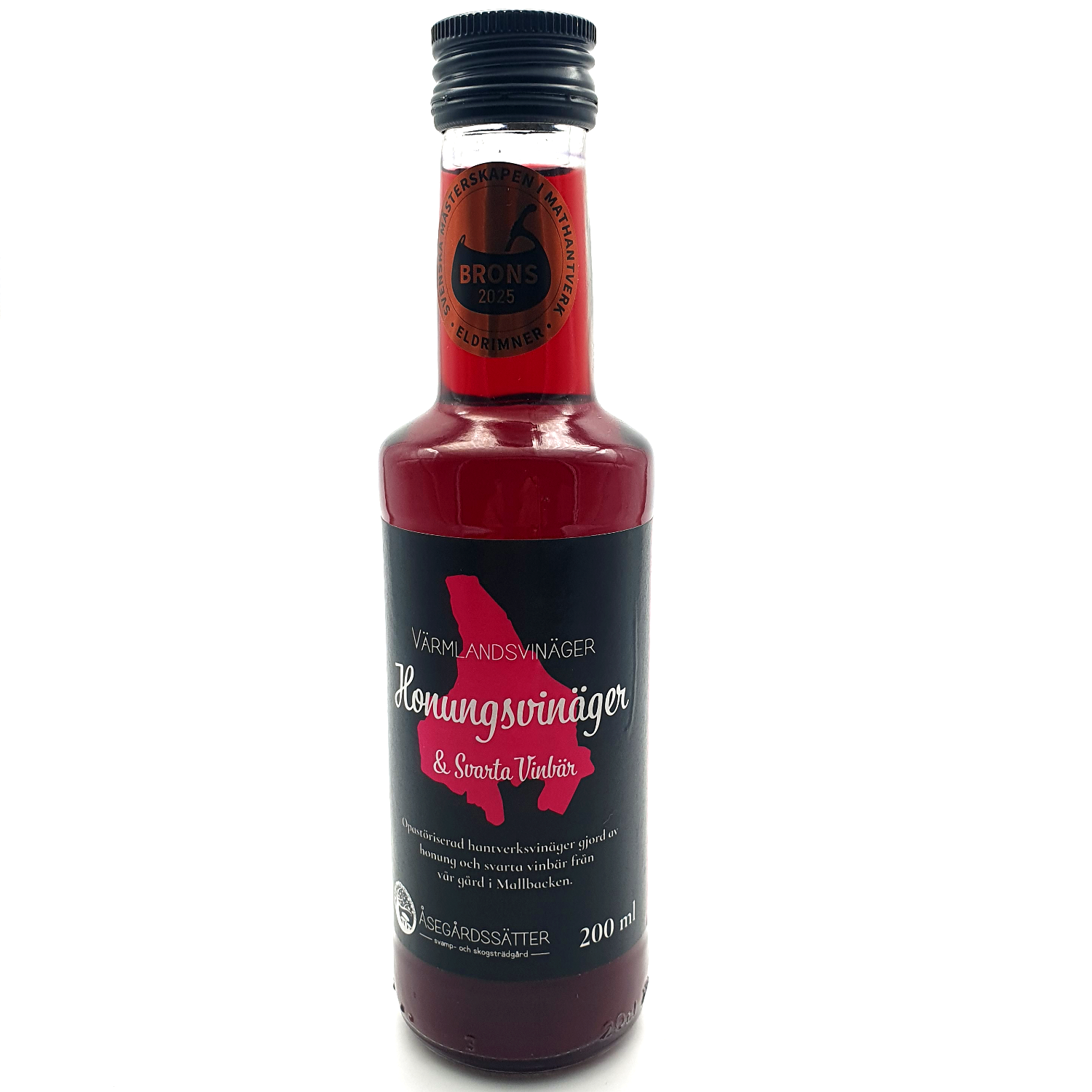 Vinäger - Honung & Svarta Vinbär 200 ml x 12 st från Värmlandsvinäger