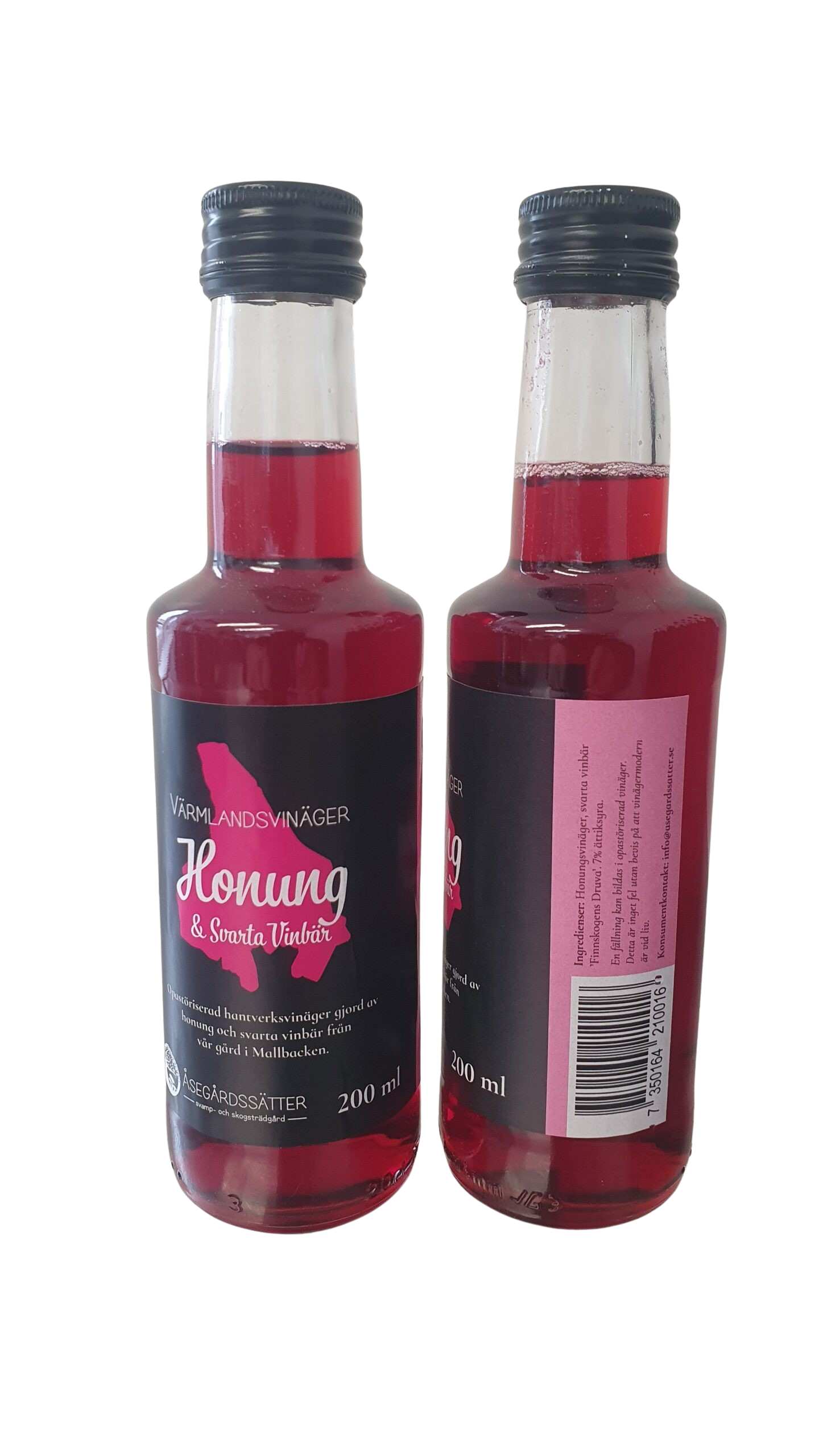 Vinäger - Honung & Svarta Vinbär, 200 ml x 6 st från Värmlandsvinäger