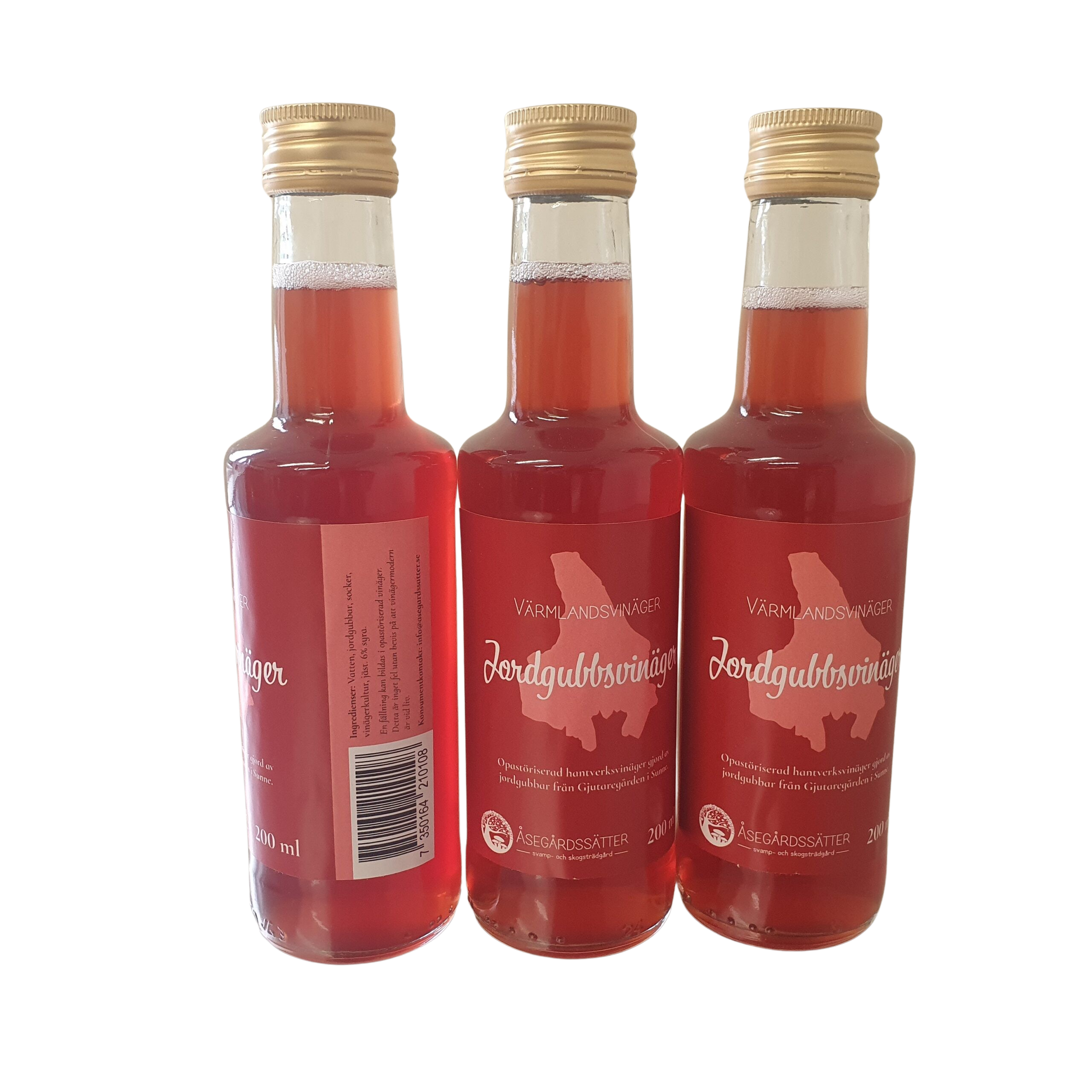 Vinäger - Jordgubb 200 ml x 6 st från Värmlandsvinäger