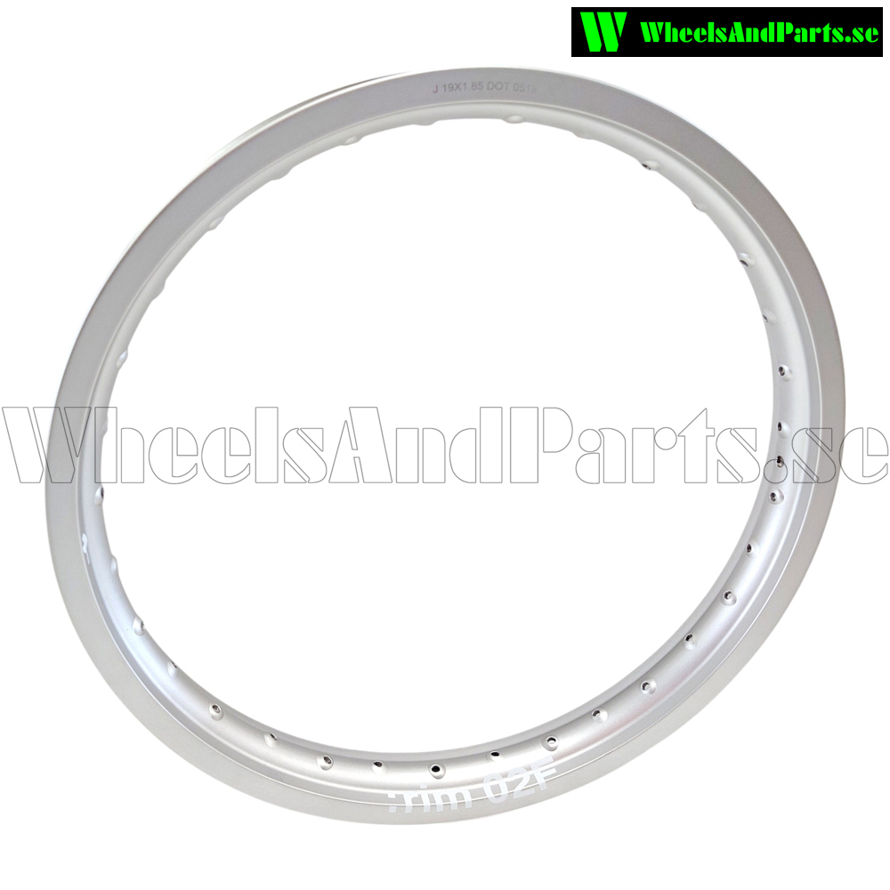 19x1.85 Rim Silver 32H - 2