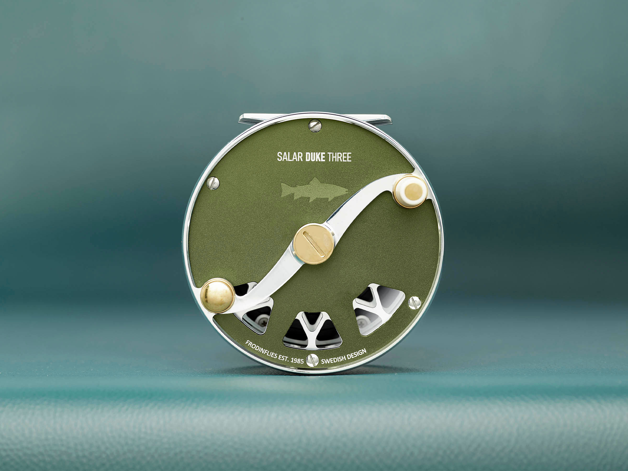 Salar Duke Fly Reel Hunter Green - 3