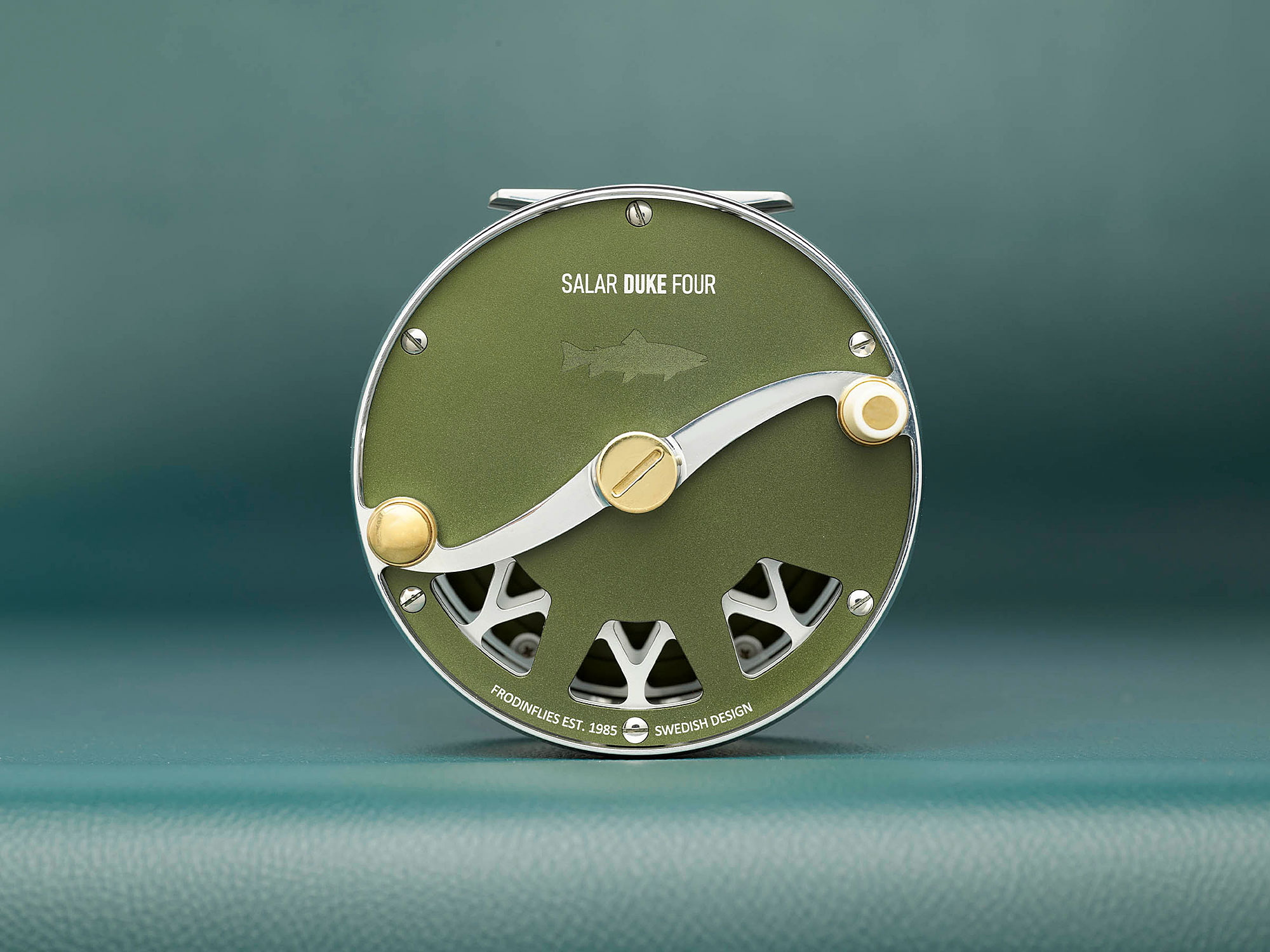 Salar Duke Fly Reel Hunter Green - 4
