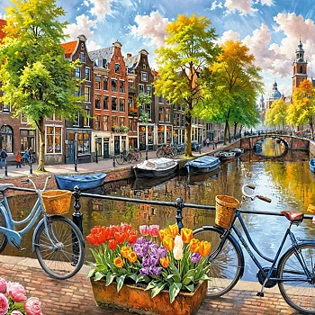 Amsterdam Tulips, 1000 Bitar CherryPazzi