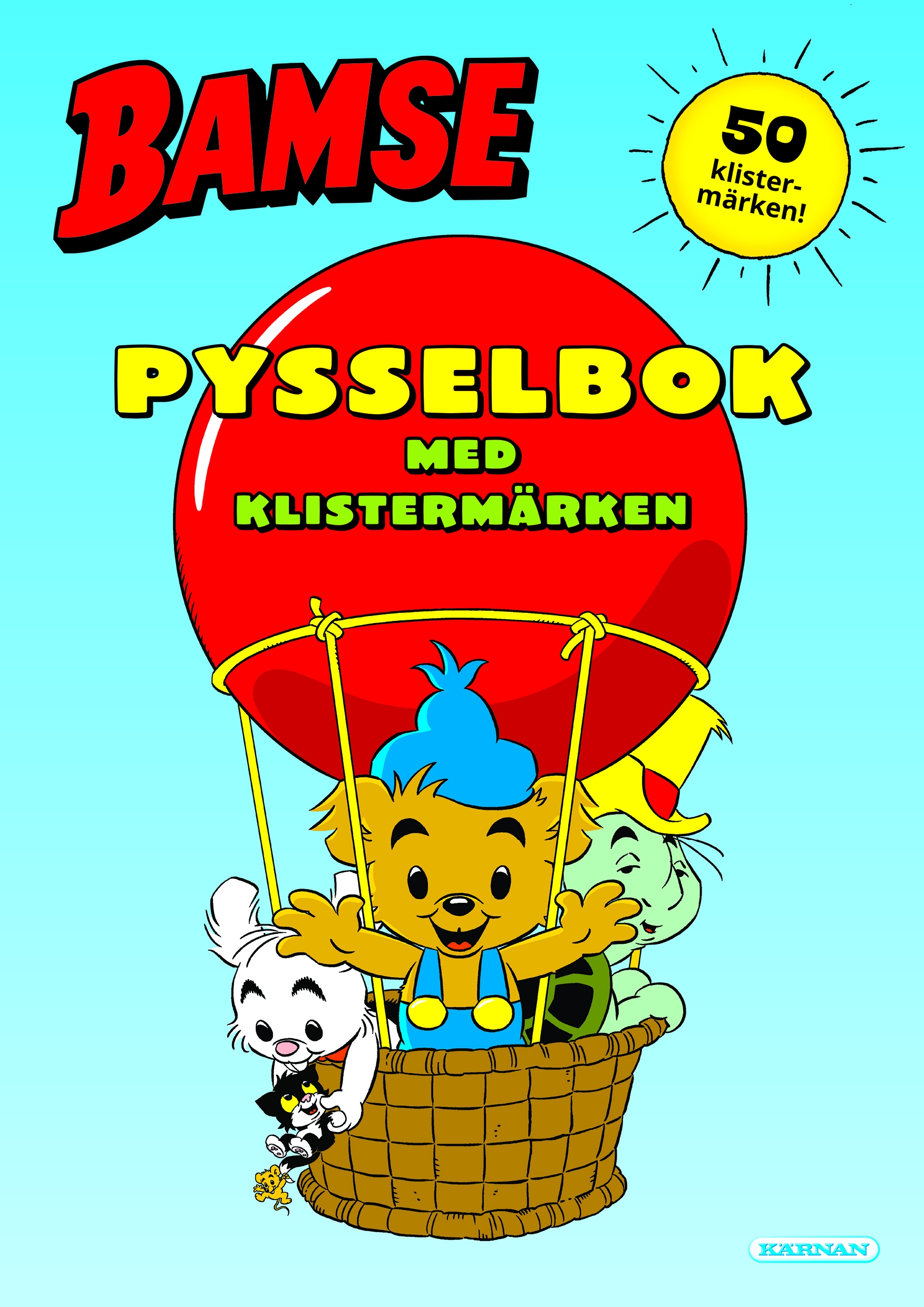 Bamse, Pysselbok med klistermärken