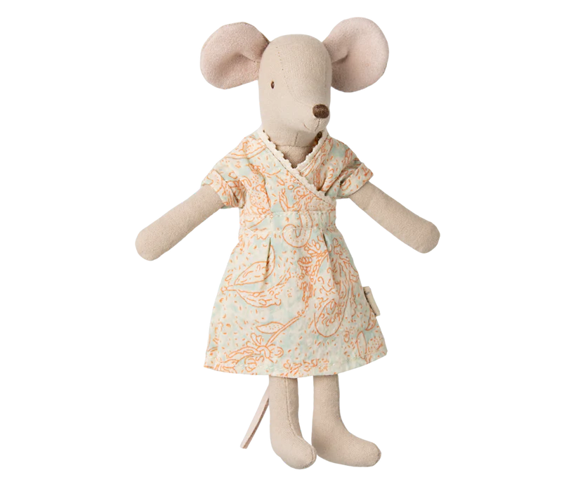 Mus med finklänning - Mamma