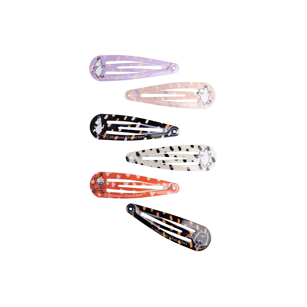 Moomin Hair Clips 6-Pack 