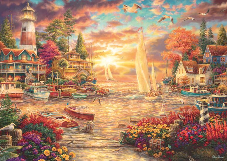 Lakeside Morning Tranquillity, 1000 Bitar Schmidt