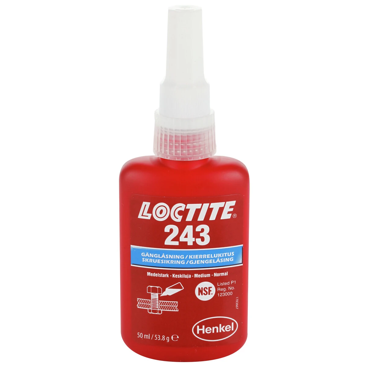 LOCTITE 243 GÄNGLÅSNING 50ML