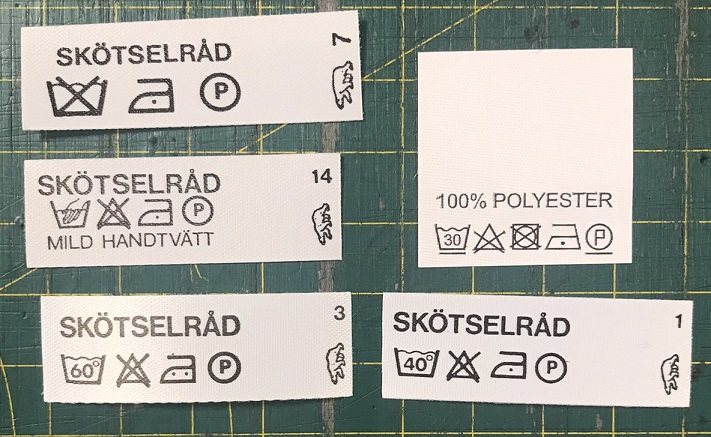 Tvättmärke Skötselråd