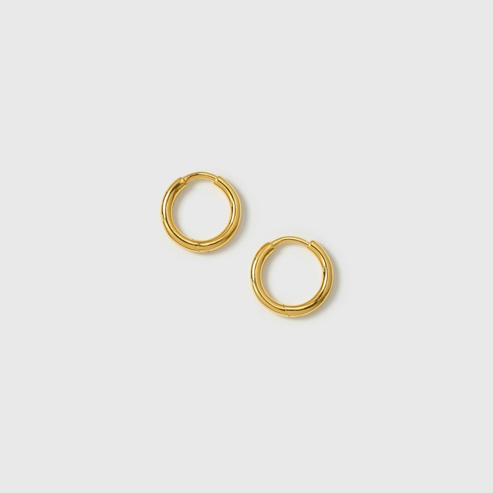 Syster P Beloved Fat Small Hoops Guld