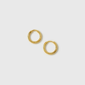 Syster P Beloved Fat Small Hoops Guld