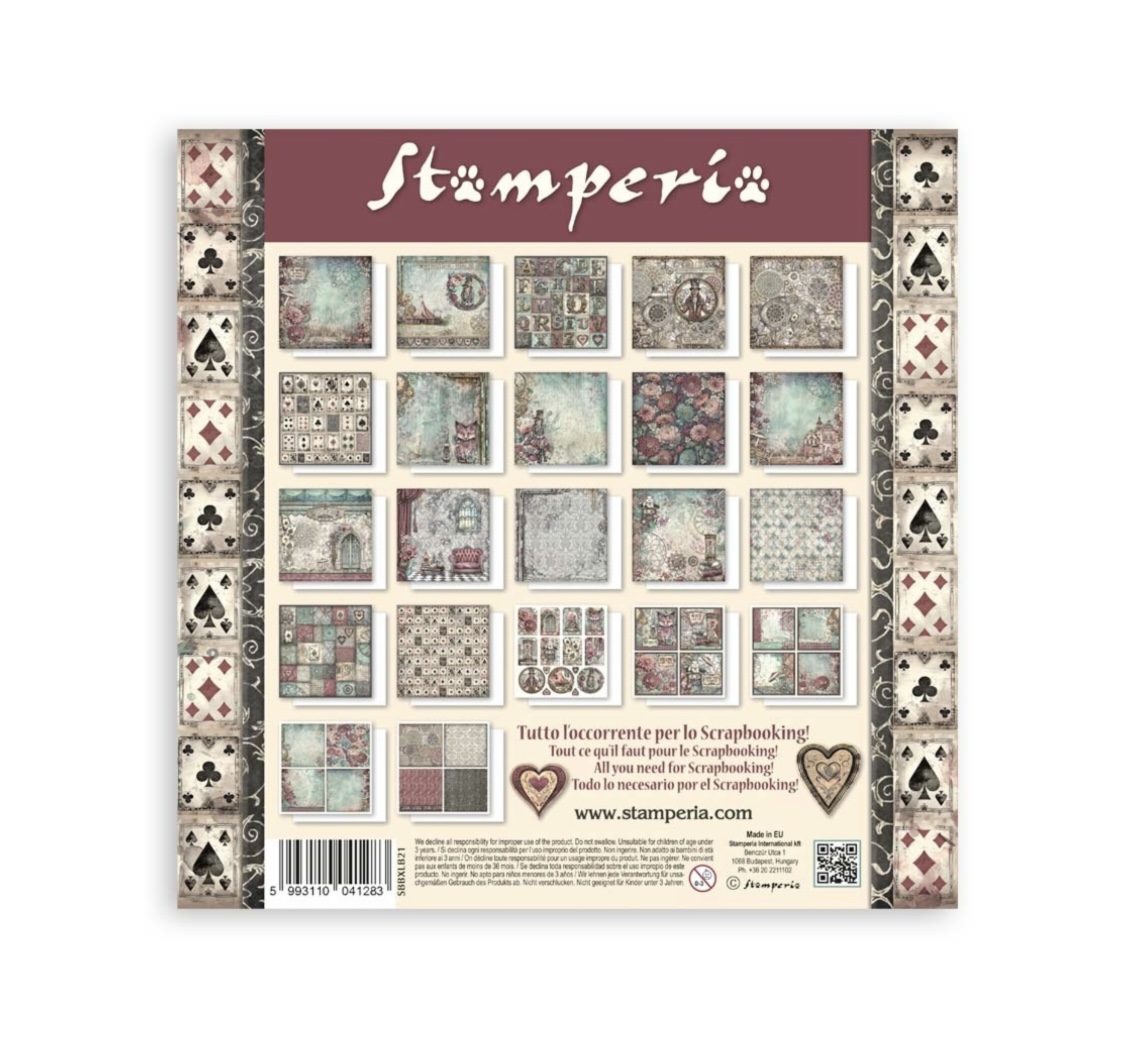 Stamperia Paper Pad 12X12 - Master of Magic (Single Face) - 2