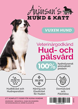 Peptide+ Sortiment Vuxen Hund Hud- och pälsvård 1,5kg