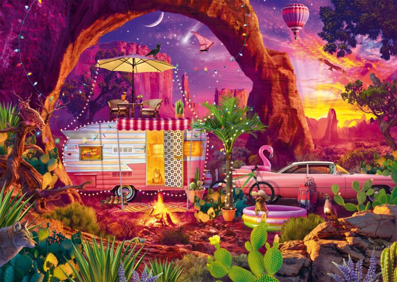 A Desert Camping Paradise, 1000 Bitar Schmidt