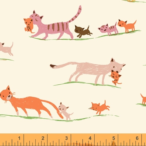 Heather Ross Morning Cats