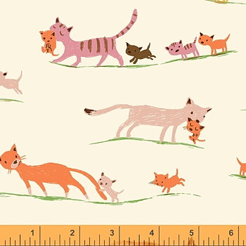 Heather Ross Morning Cats