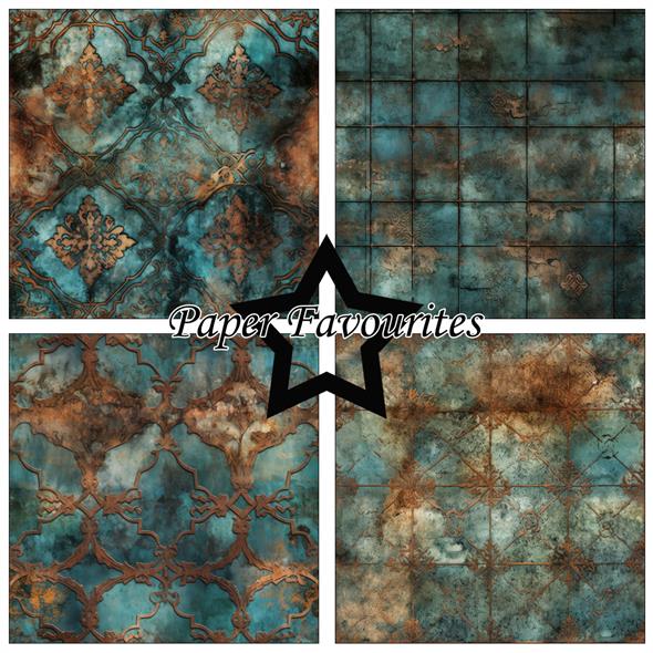 Paper Favourites Patina 6x6 Inch Paper Pack  - 2