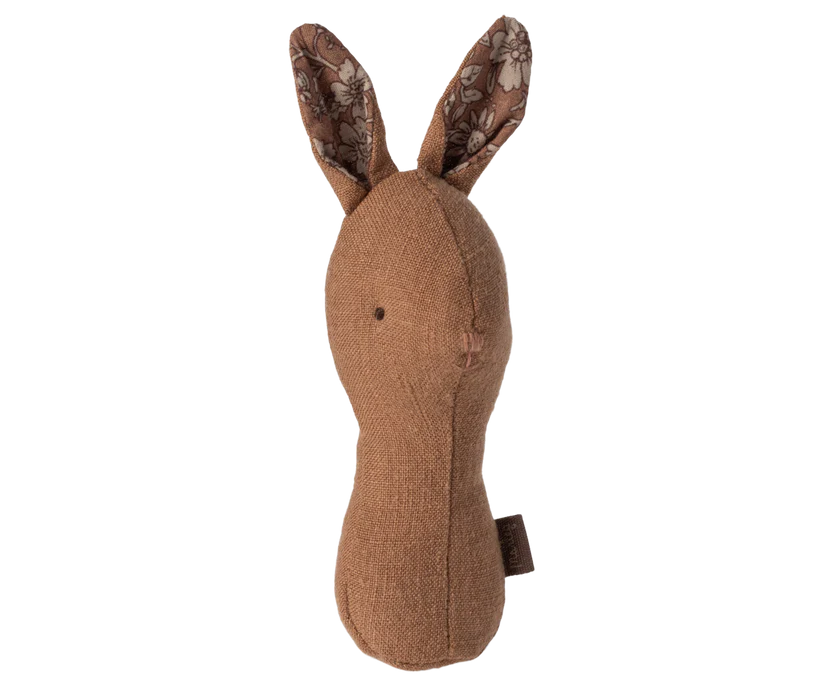 Maileg - Skallra - Mini - Brun kanin