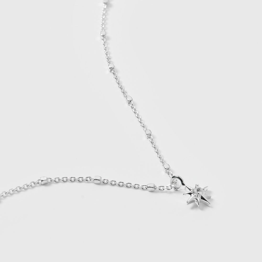 Syster P North Star halsband silver - 2