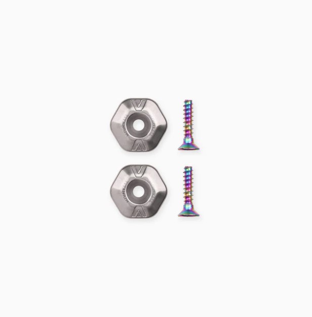 Armstrong fotstroppsskruv  2x27 mm med titanium bricka 2 pack