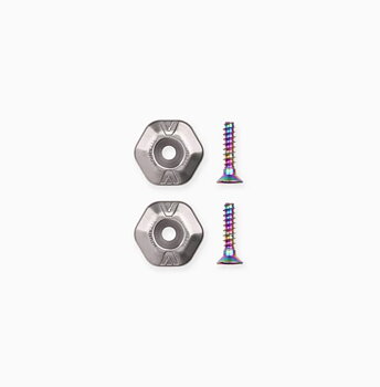 Armstrong fotstroppsskruv  2x27 mm med titanium bricka 2 pack