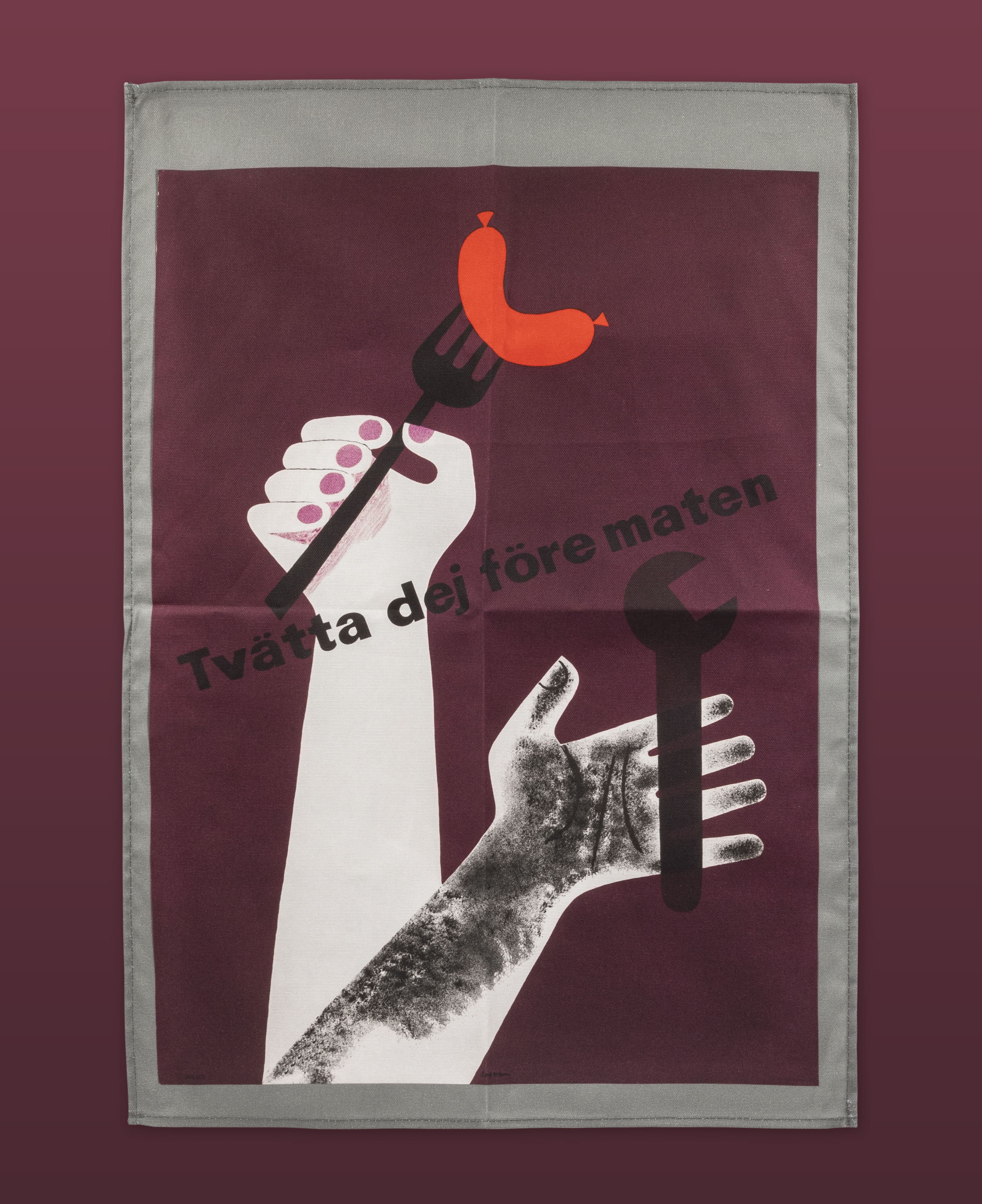Handduk - Tvätta händerna före maten