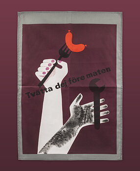 Handduk - Tvätta händerna före maten