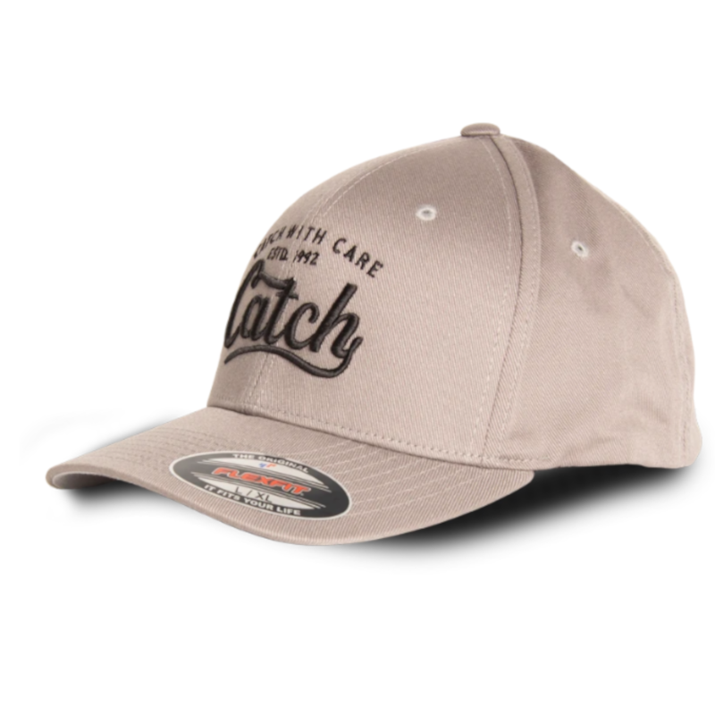 CWC Flexfit Cap, Tan Catch Logo - L/XL