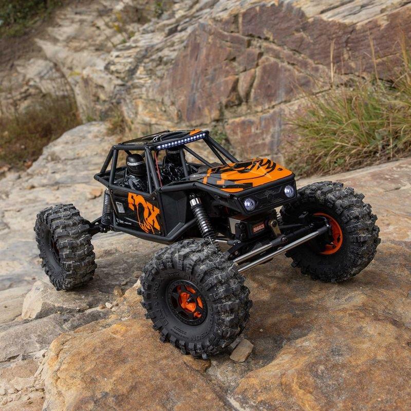 Axial 1/10 UTB10 Capra 1.9 4WS 4X4 Unlimited Trail Buggy Brushed RTR, Orange - 9
