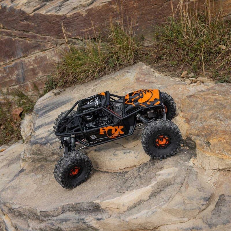 Axial 1/10 UTB10 Capra 1.9 4WS 4X4 Unlimited Trail Buggy Brushed RTR, Orange - 4