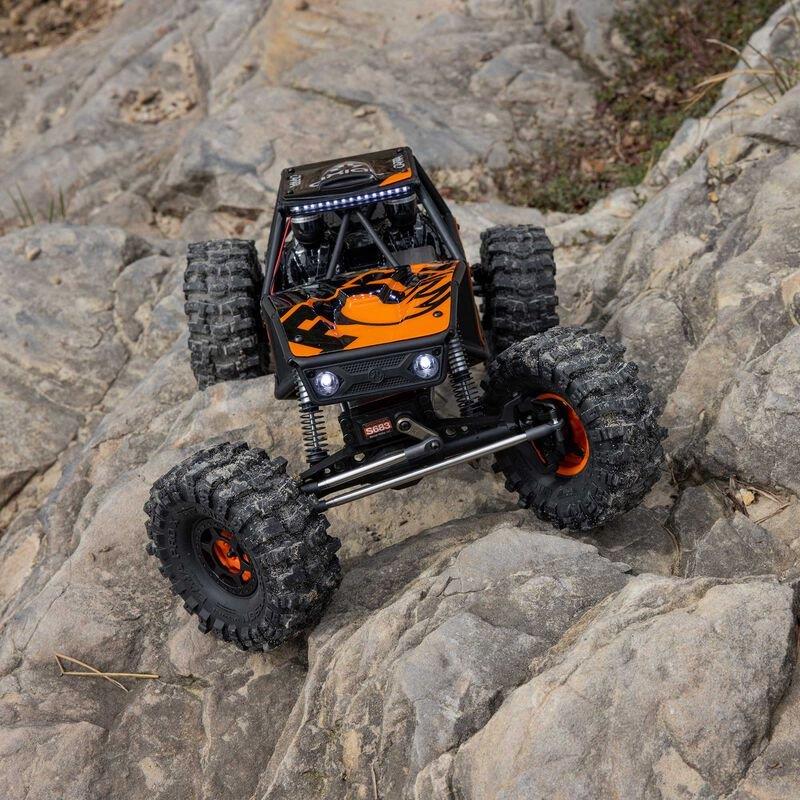Axial 1/10 UTB10 Capra 1.9 4WS 4X4 Unlimited Trail Buggy Brushed RTR, Orange - 8