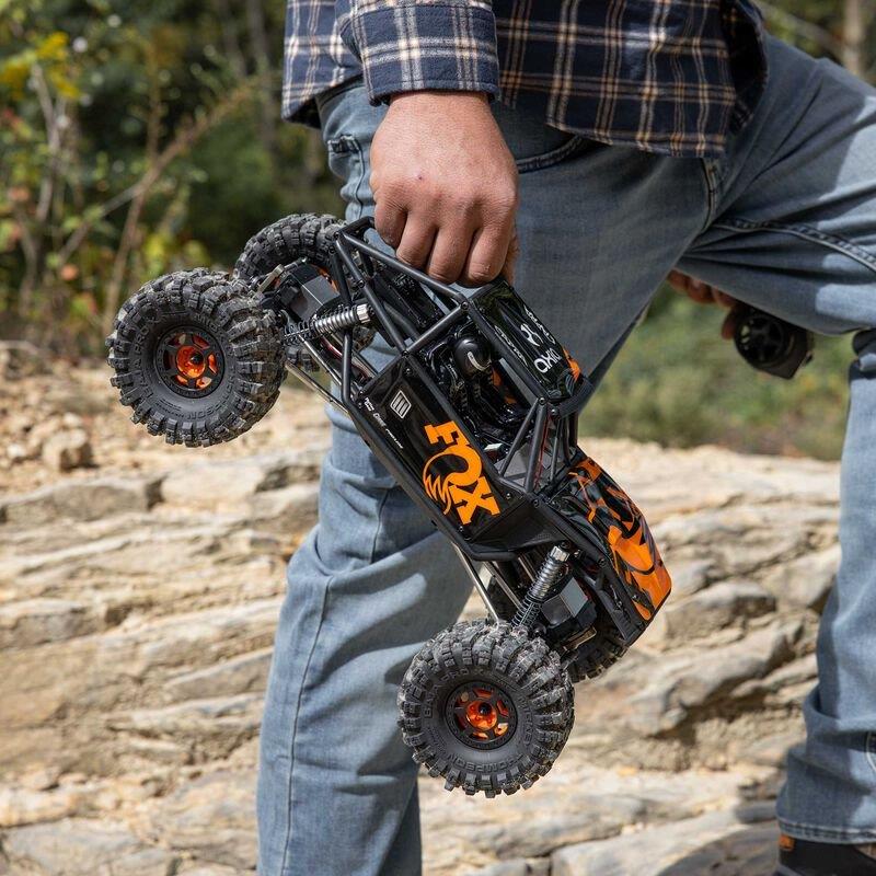 Axial 1/10 UTB10 Capra 1.9 4WS 4X4 Unlimited Trail Buggy Brushed RTR, Orange - 24