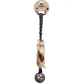 Ozami Play-n-tug Faux Fur Ball