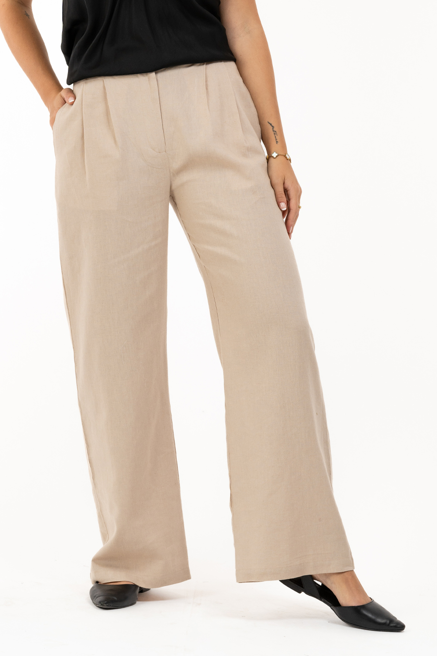 Kelly Pants Linen Sand - Capri Collection - 2