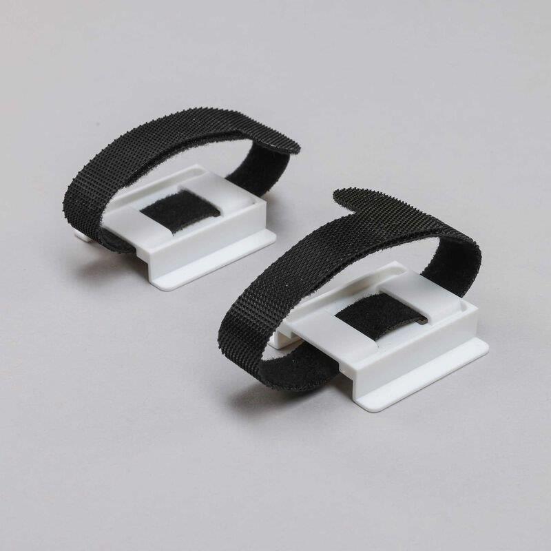 E-flite Battery Straps with Mounting Plates: Habu SS 50mm EDF - 2