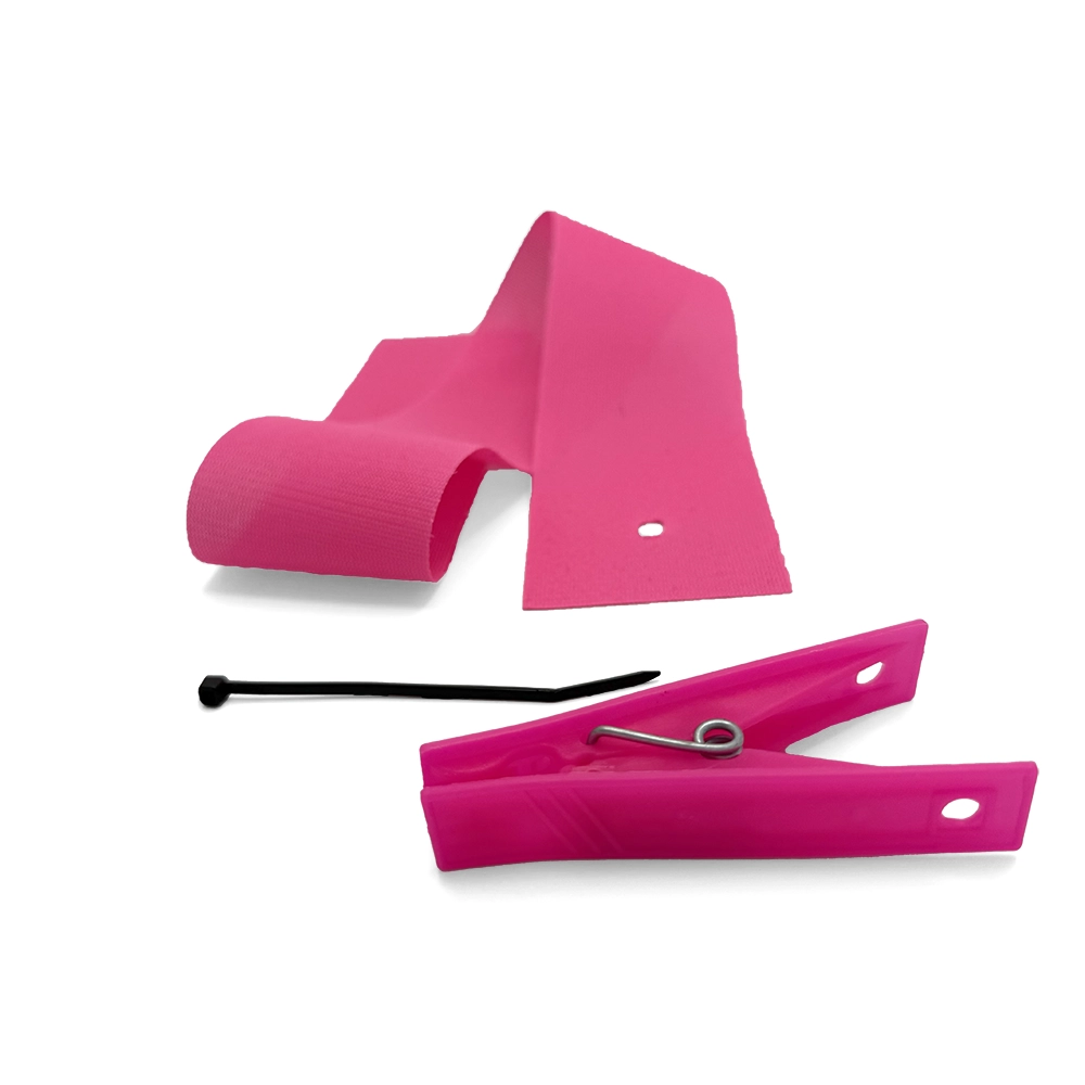Stripes & clamps in high visible color like pink orange and yellow for dog training 