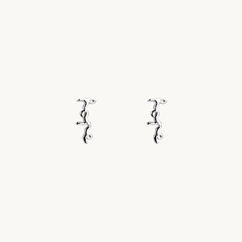 Mini Hope Pin Earrings Silver - Emma Israelsson