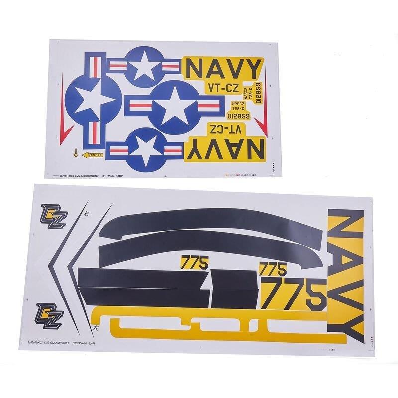 E-flite Decal Sheet: Carbon-Z T-28