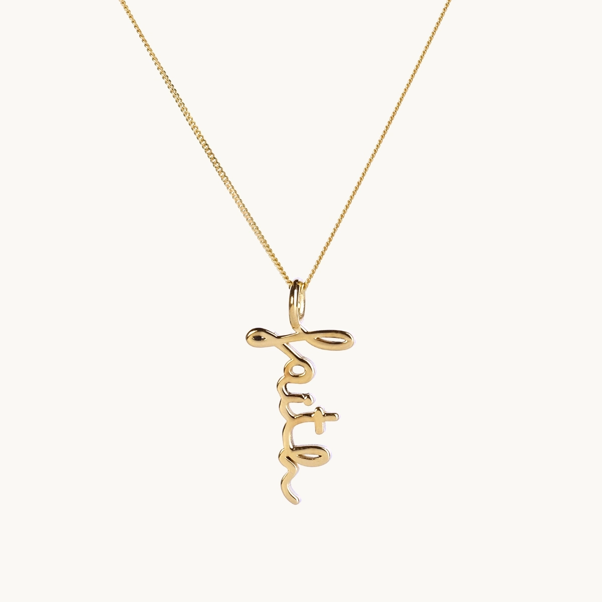 Faith Necklace Gold - Emma Israelsson