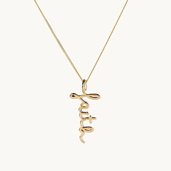 Faith Necklace Gold - Emma Israelsson