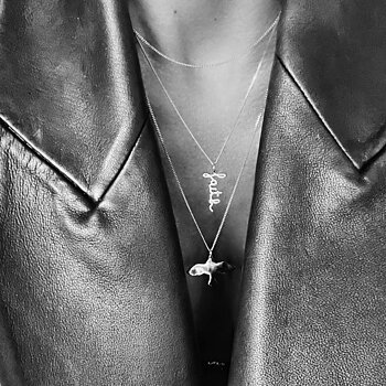 Faith Necklace Silver - Emma Israelsson