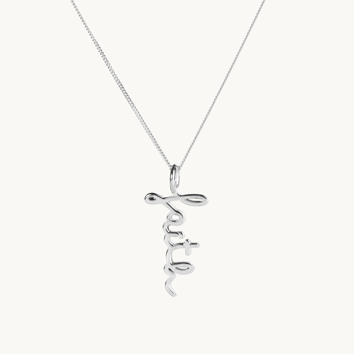 Faith Necklace Silver - Emma Israelsson