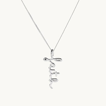 Faith Necklace Silver - Emma Israelsson