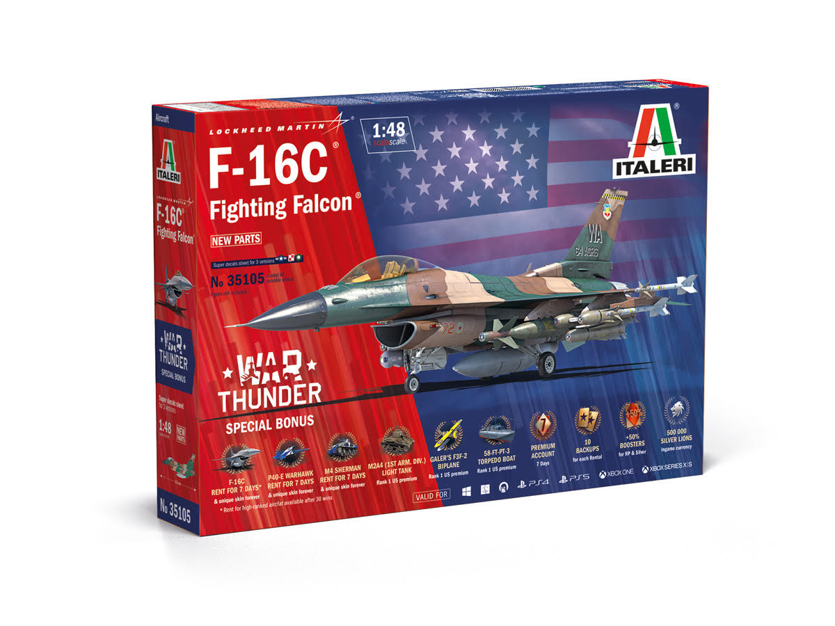 1/48 WAR THUNDER F-16C Fighting Falcon Incl. IN-GAME BONUS