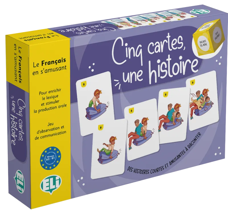 Cinq cartes, une histoire  A2-B1