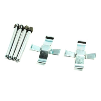 Bromsbelägg Monteringsats Fram Volvo 140, 240, 260 ATE, Solid skiva